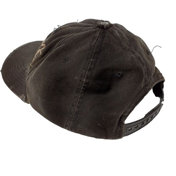 vtg Harley Davidson snap back hat well worn, licensed RKS Products black or grey - Picture 8 of 14